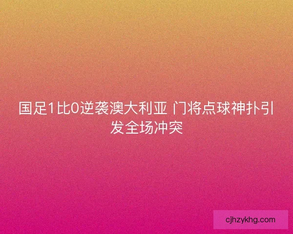 国足1比0逆袭澳大利亚 门将点球神扑引发全场冲突